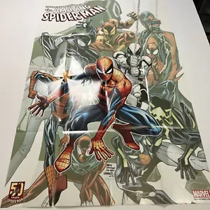 Marvel Comics 50th Amazing Spider-Man 2012 promo poster 24"x 36" NEW Ramos M1089 - Picture 1 of 7