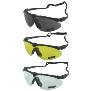 Ranger Glasses Black Frame Tactical Sports Eye Protection UV400 Cycling Outdoors - Picture 1 of 8
