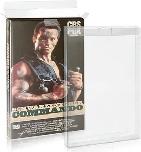15x Premium VHS Cover Protector for VHS Cassette Tape Game tapes Display Storage - Picture 1 of 9