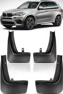 Genuine Front & Rear Splash Guards Mud Flaps FOR 2014-2018 BMW X5 M Sport F15 - Picture 1 of 6