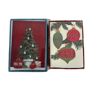 35 Christmas Cards Ornaments and a decorated Tree NEW Graphique and Countryside  - Picture 1 of 17