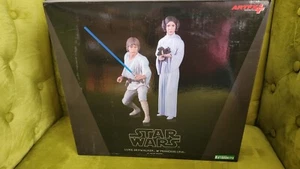 kotobukiya Star Wars Artfx+ 1/10 Scale Luke Skywalker & Princess Leia figure Set - Picture 1 of 6