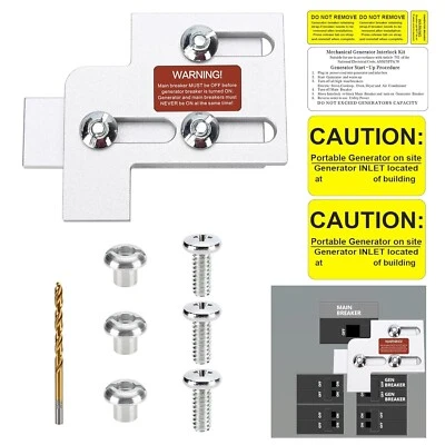 Gen Interlock Kit for Square D QO & Homeline In/Outdoor 100/125A 3/4” Spacing - Image 1 of 4