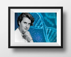 Rosalind Franklin Scientist Portrait Poster - Picture 1 of 3