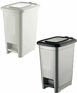 Großer Recycling Pedal Mülleimer Müll Küche Schlafzimmer Bürokorb - Bild 1 von 3