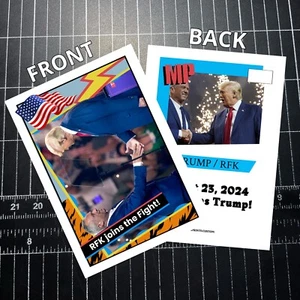 RFK JR Joins Trump Trading Card By MPRINTS - Picture 1 of 1