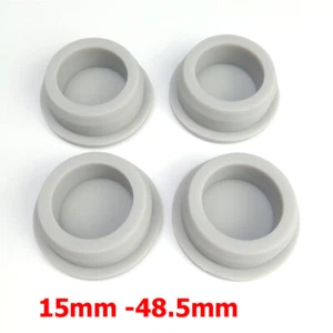 Gray Silicone Rubber Hose Blanking End Caps Inserts Seal Plug Bung Hole Stopper - Picture 1 of 6