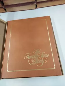 Vintage Leatherbound Family Time Diary For Scrapbooking, New - Picture 1 of 9