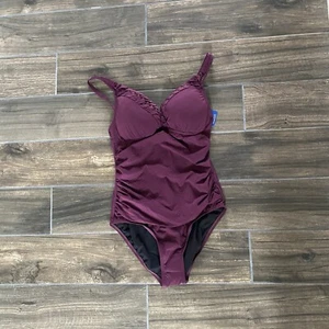 hilor swimsuit size 14 purple one piece (027) - Picture 1 of 6
