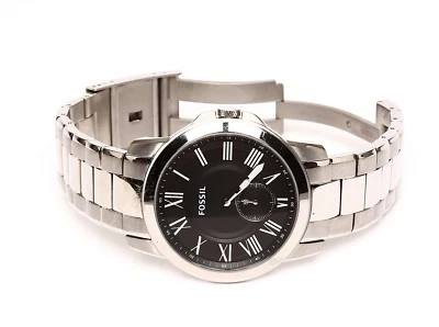 Reloj pulsera Fossil Grant esfera negra para hombre F1291 Foto 1 de 4