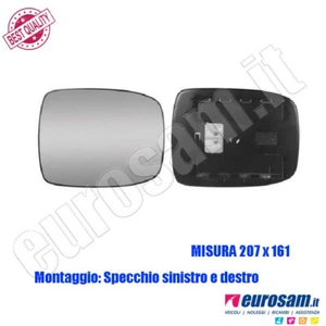 VETRO SPECCHIO GRANDANGOLO DESTRO SINISTRO ADATTO A DAF CF75/85 XF95 XF105 XF106 - Imagen 1 de 4