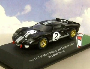 CMR 1/43 DIECAST FORD GT MKII MK2 (GT40) #2 WINNER LE MANS 1966 B.MCLAREN/C.AMON - Imagen 1 de 4