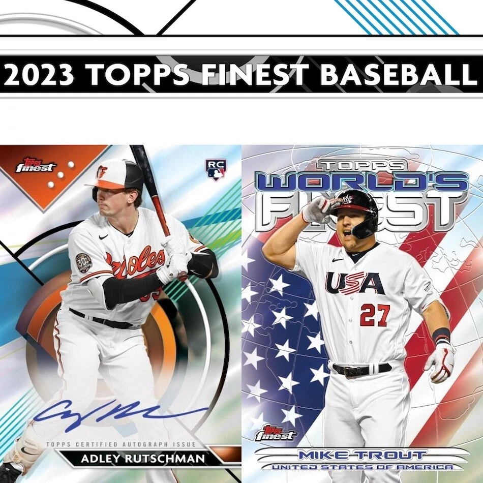 2023 Topps Finest Baseball Autos, Parallels, Inserts & Base - Free Shipping - Image 1 of 1