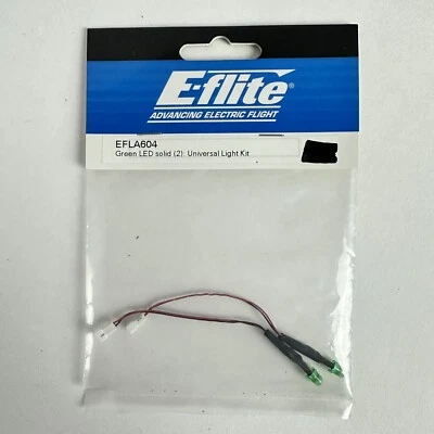 E-Flite Green LED Solid (2): Universal Light Kit EFLA604 - Image 1 of 2