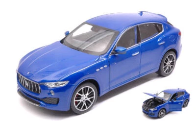 MODELLINO AUTO STATICO WELLY MASERATI LEVANTE 2016 BLU MODELLISMO SCALA 1:24-27 - Immagine 1 di 2