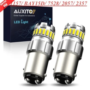 1157 BAY15D 7528 LED Backup Reverse Light Bulbs 6000K Super Bright White Canbus - Picture 1 of 23
