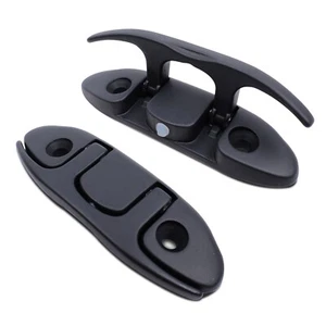 4.5 Inch Stainless Steel Folding Boat Cleat Mooring Cleat, Marine Dock Rope Clea - Picture 1 of 7
