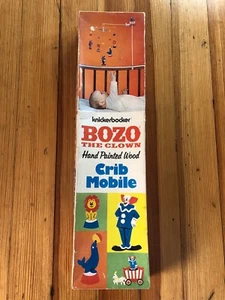 Vintage Rare Bozo the Clown Baby Crib Mobile Hand Painted 1970s - Picture 1 of 13