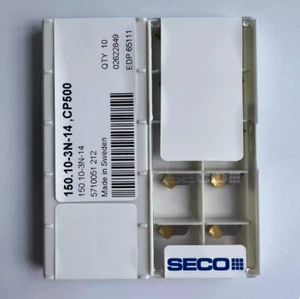 150.10-3N-14,CP500/SECO Original genuino CNC hoja de aleación 10 piezas - Imagen 1 de 1