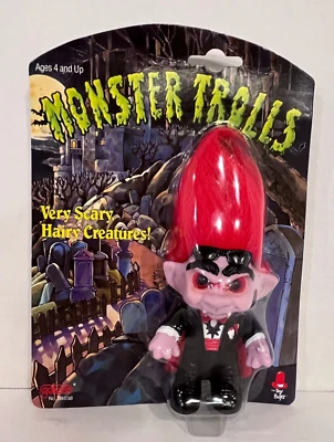 Troll Dracutroll Monster Trolls Galoob TOY BOYS 1993 en paquete NUEVO Foto 1 de 4