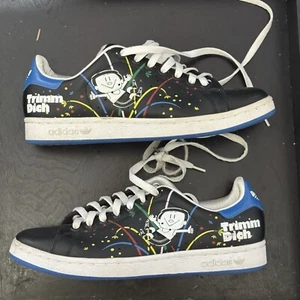 Adidas Adicolor Stan Smith 2 Trimm Dich Men's Size 9 US 562896 Black Shoes RARE - Picture 1 of 7