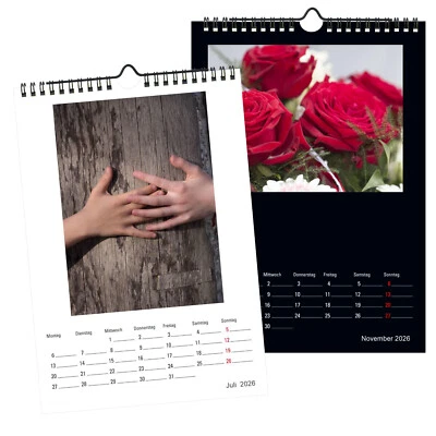 Premium Bastelkalender 2026 Fotokalender A4 für eigene Fotos selber gestalten - Bild 1 von 4