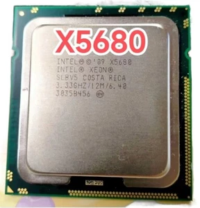 Intel Xeon X5680 CPU Six Core 3.33 GHz 12MB LGA 1366 SLBV5 Processors - Picture 1 of 2