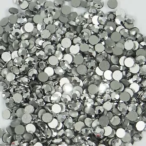 SS12 PR LAB: 50 Strasssteine PRECIOSA Flachboden SS12 (3,10mm) LABRADORIT (silber) - Bild 1 von 4