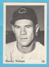 TCMA 1954 Rocky Nelson -- Cleveland Indians Baseball Card -- Box 701