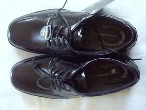 Herren Lederschuh Schwarz Größe 9 1/2 Rutschfest Neu - Bild 1 von 4