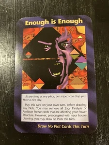 Assassins Series INWO 1995 Illuminati Card Game Donald Trump ENOUGH IS ENOUGH - Picture 1 of 6