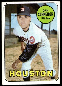1969 Topps 656 Dan Schneider   Houston Astros  Baseball Card