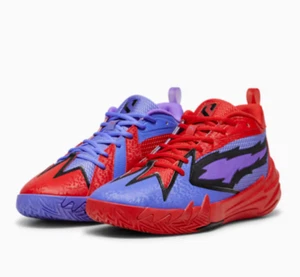 PUMA MEN'S SCOOT ZERO PRED BASKETBALL SHOES RED PURPLE BLACK SIZE 11 NWOB - Picture 1 of 7