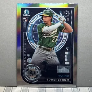 2024 Bowman Tyler Soderstrom Bowman AI Einsatz Chrom Refraktor RC #BAI-4 - Bild 1 von 2