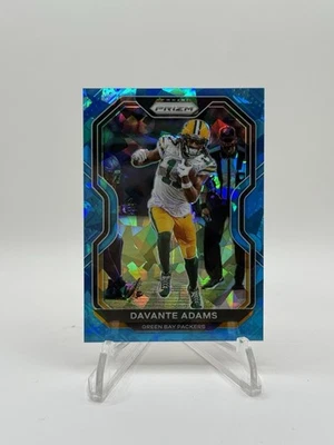 Panini Prizm Davante Adams #205 2020 azul hielo agrietado Prizm/99 Foto 1 de 3