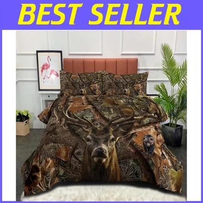 Juego de edredón y funda de almohada de ciervo para niños Foto 1 de 4