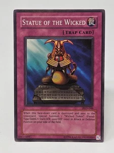 Yugioh Statue of the Wicked PGD-046 Unlimited Super Rare LP - Picture 1 of 2