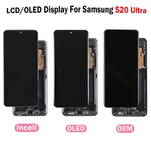 For Samsung Galaxy S20 Ultra 4G/5G G988 LCD/OLED Display Screen Assembly lot - Picture 1 of 63
