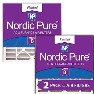 Air Bear 20x20x5 (4 15/16) Replacement 255649-103 MERV 8 Air Filters 2 Pack - Picture 1 of 7