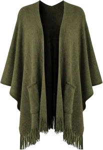 Ferand Chal Envolturas para Mujer, Acogedora Capa Poncho Ligera con Bolsillos,...  - Imagen 1 de 7