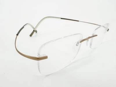 Marco de gafas de titanio Silhouette 7581 6051 piedra arenisca vainilla ..[]20-150 L354 Foto 1 de 4