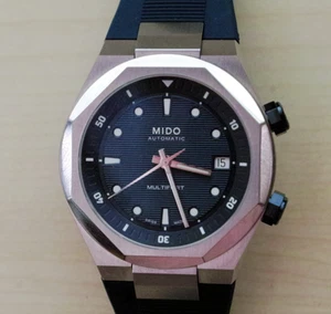 MIDO Uhr Multifort 8 Two Crowns Ref. M047.507.17.041.00 NEU FULL SET - Picture 1 of 9