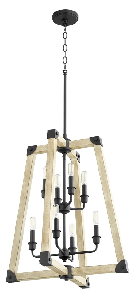 8 ламп нуар с отделкой из коряги - Изображение 1 из 1