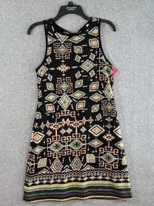 Boho Sweater Dress Women's Sz M/M Hippie Dress Southwestern Dress NWT - Picture 1 of 13