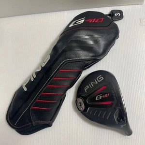 Ping G410 3W 14.5 Fairway Wood HEAD ONLY w/HC Right Handed Used Golf JP - Picture 1 of 10