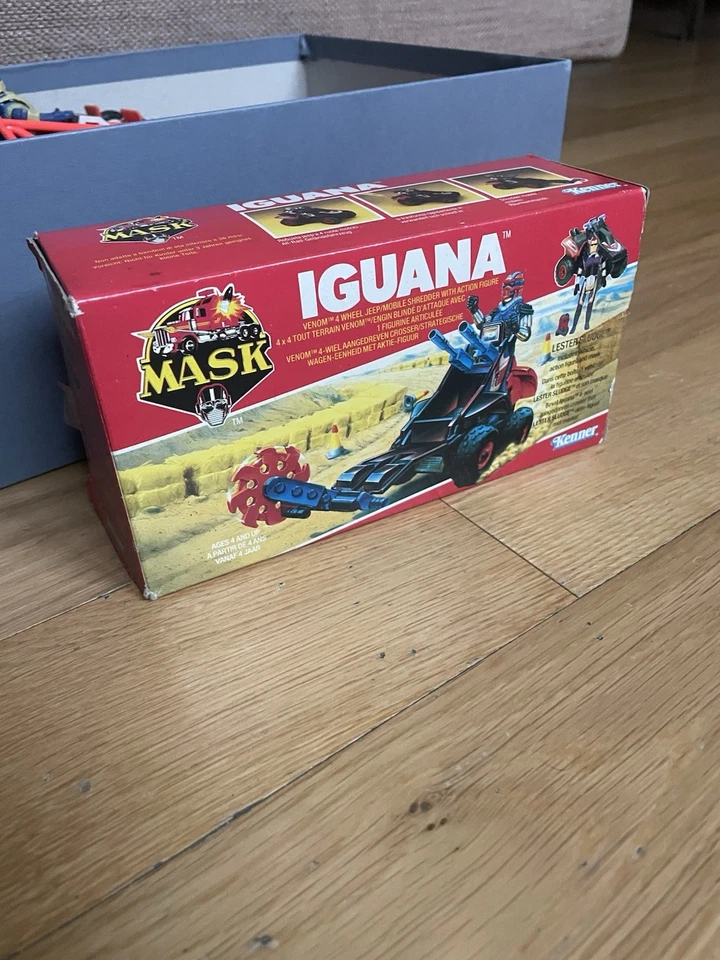 M.A.S.K. Iguana – Kenner 1987 | Veicolo + Personaggio Lester Sludge | Vintage - Immagine 1 di 4