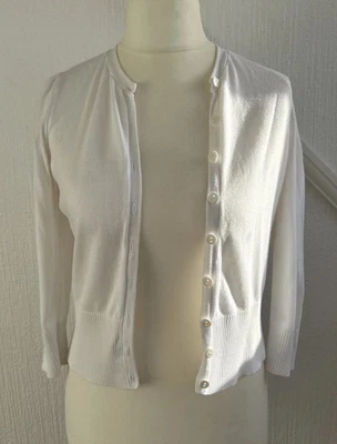Oasis White Cardigan Size 10 - Image 1 of 4