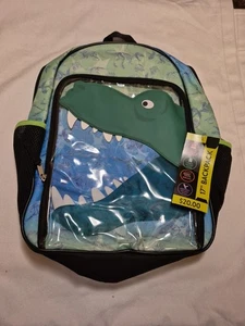 School Yard Vibes Dinosaur Backpack Laptop Sleeve Reflective Missing Pencils Etc - Picture 1 of 9