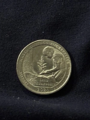 2020 W Marsh Billings Mint Error Quarter - Image 1 of 2