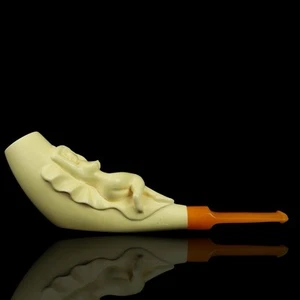 Fancy Nude Lady Pipe By Ali Block Meerschaum-New Handmade CASE#1392 - Picture 1 of 13